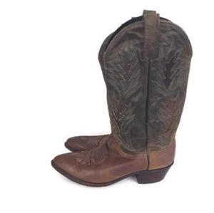 Dan Post Western Boots Brown Embroidered 16808